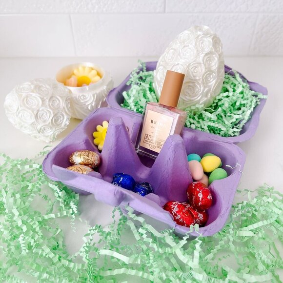 Rose-Covered Easter Eggs โ Handcrafted Party Favors, Spring Decor, Wedding Gifts - Picture 5 of 12